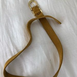 Mustard yellow free people belt